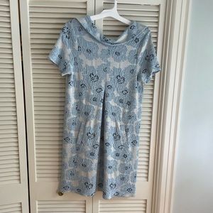 Blue Floral Tyler Boe Dress